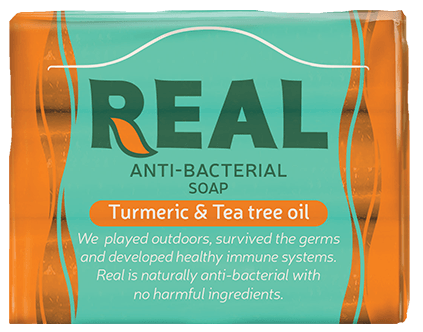 REAL Soap Antibacterial (Turmeric & Tea Tree Oil)